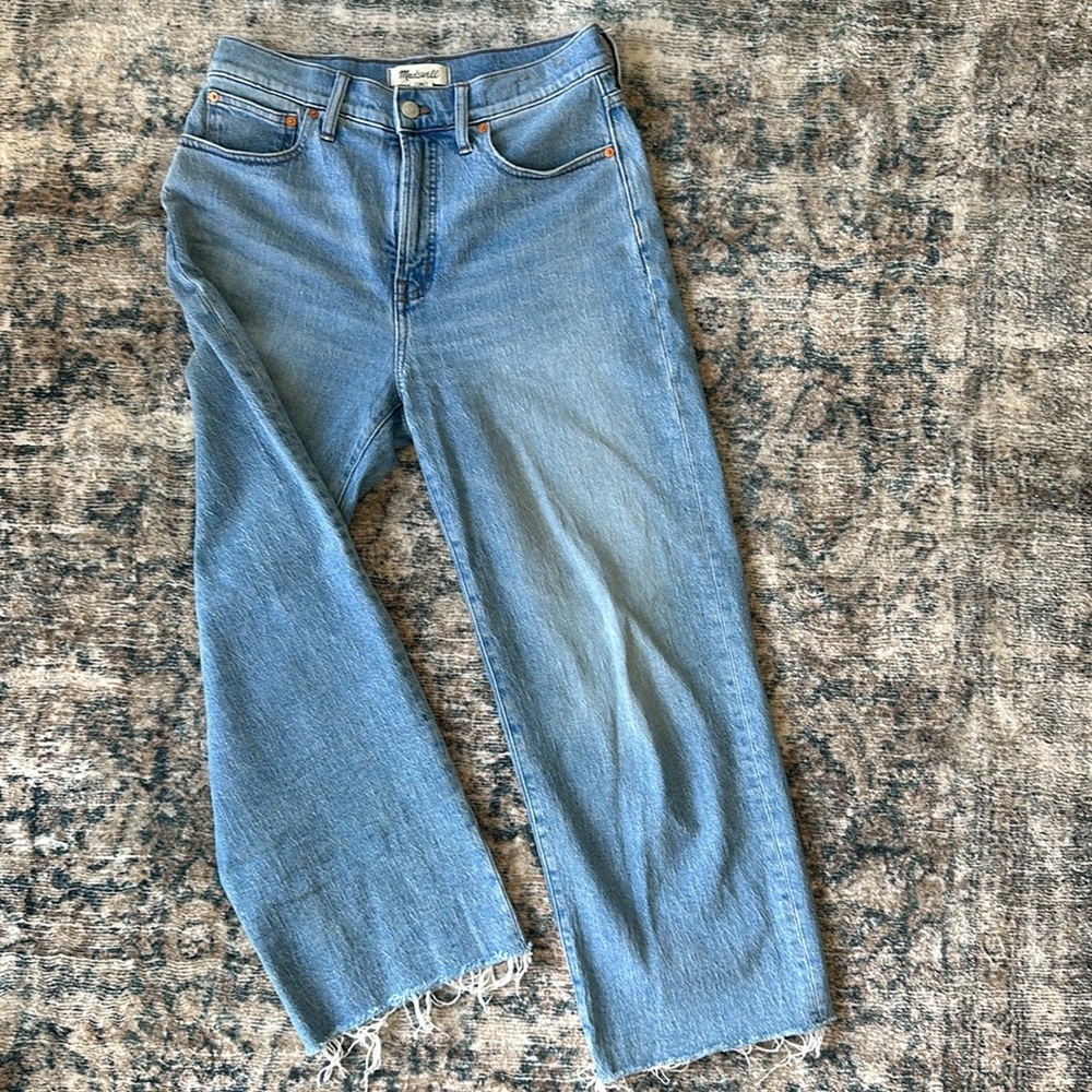 Madewell Perfect Vintage Wide Leg Crop Sz 28 LNWOT